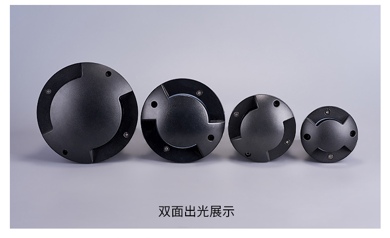 侧透光地埋灯