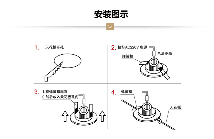 服装店LED象鼻灯